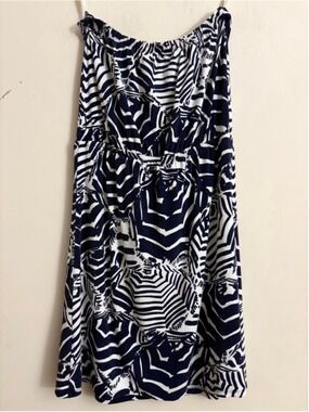 Lilly Pulitzer Strapless Oh Cabana Boy Atwood Dress Size S